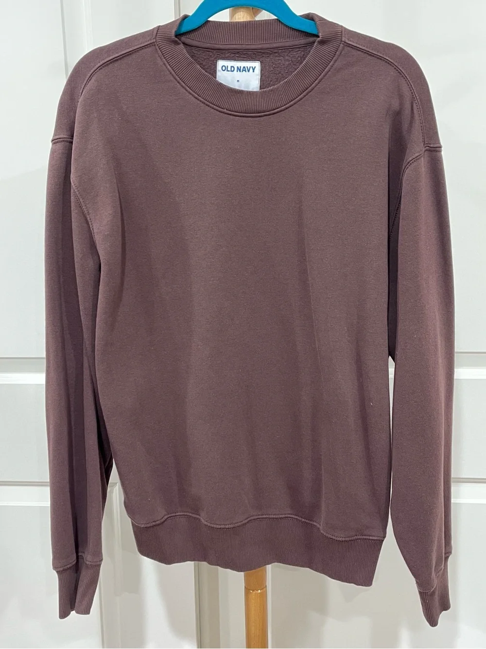 Old Navy Mens Classic Brown Crewneck Sweatshirt